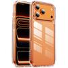 Чехол для iPhone 17 Pro Max Чехол Кристально Прозрачный Не Желтеющий Защитная Крышка для Линзы Для iPhone 16 15 14 13 12 Pro Max Чехол