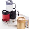 Stainless Steel Coffee Cup Solid-color Water Bottle Drinkware Insulated Cup  Hot Cold Drinks