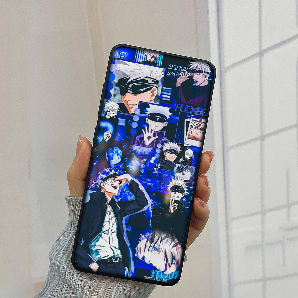 Для Samsung Galaxy S24 S23 iPhone 16 15 14 Xiaomi Redmi Note 13 12 11 Pro Max X 8 9 10 XR OPPO A15 Huawei чехол для телефона аниме дзюдзюцу кайсен годзё сатору
