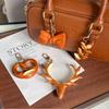 Bagel Simulated Food Key Chain Keyring Croissant Bag Accessory  Backpack Decor