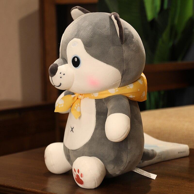 45/55 см мягкие животные хаски, бульдог и пекинес, плюшевые игрушки, мультяшные куклы, каваи, игрушки для собак для детей, подарок на день рождения