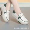 Женские неглубокие кожаные туфли, туфли-лоферы на педалях для мамы, женские дышащие туфли Doudou на плоской подошве