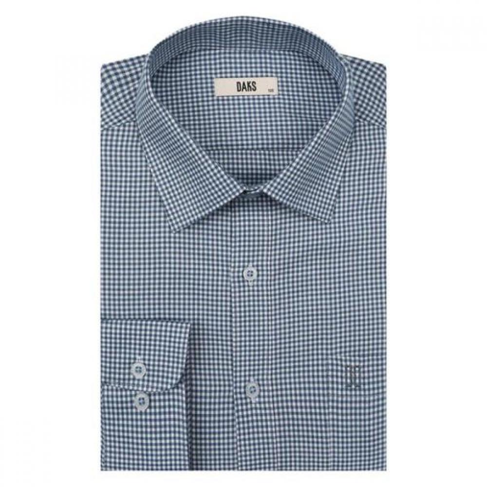 DakS Men S eaSy Care Rayon Blend Small Check Regular Fit Shirt dma3Shdl123b1