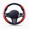 1 пара автомобильных чехлов на руль из углеродного волокна, авто универсальный чехол на руль, автомобильные аксессуары, противоскользящий интерьер