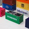 1:30 Scale Shipping Container Business Card Organizer Desk Stationery Storage Box Office Decor Pen Holder Creative Gift Ornament