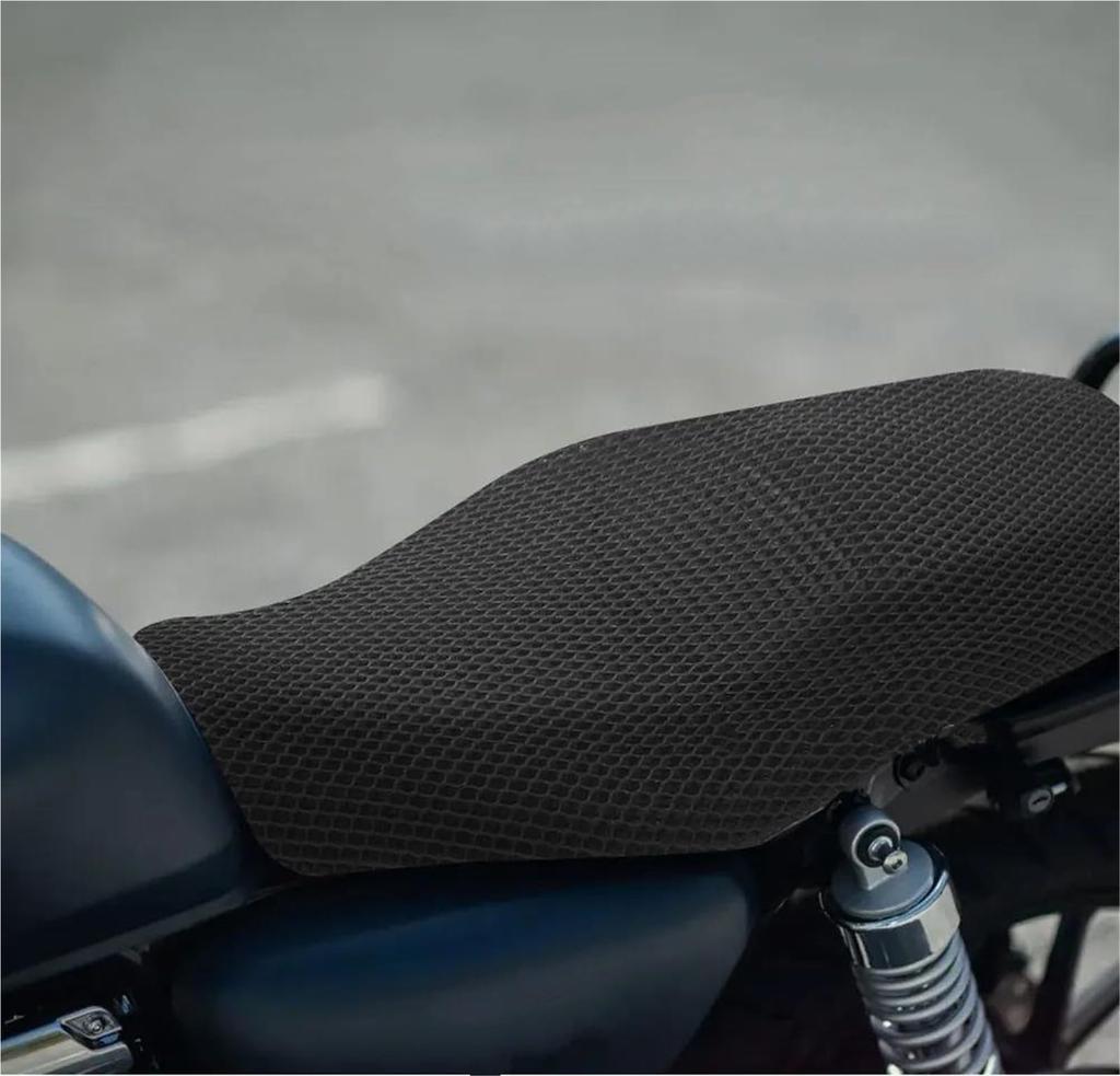 Motorcycle Mesh Seat Pad Bike Seat Cover Non-slip Nylon Fabric Cushion Seat Cover Fit