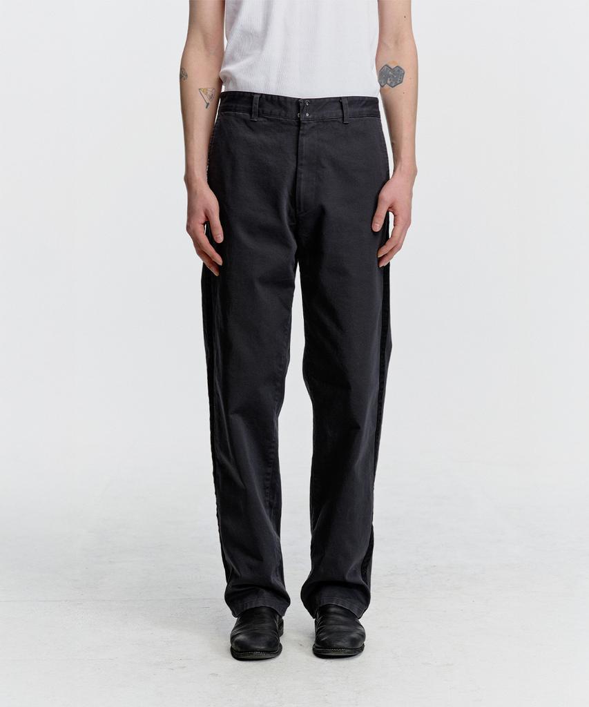 Seopiseuedisyeon Side Line Hook Pants Navy