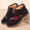 Fashion Round Toe Warm Women Boots Winter Velvet Thickening Middle-aged and Elderly Ankle Boots Leisure Warm Non-slip Snow Boots