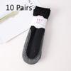 10 Pairs of Women's Spring and Summer Thin Anti Hook Silk Tube Crystal Stockings