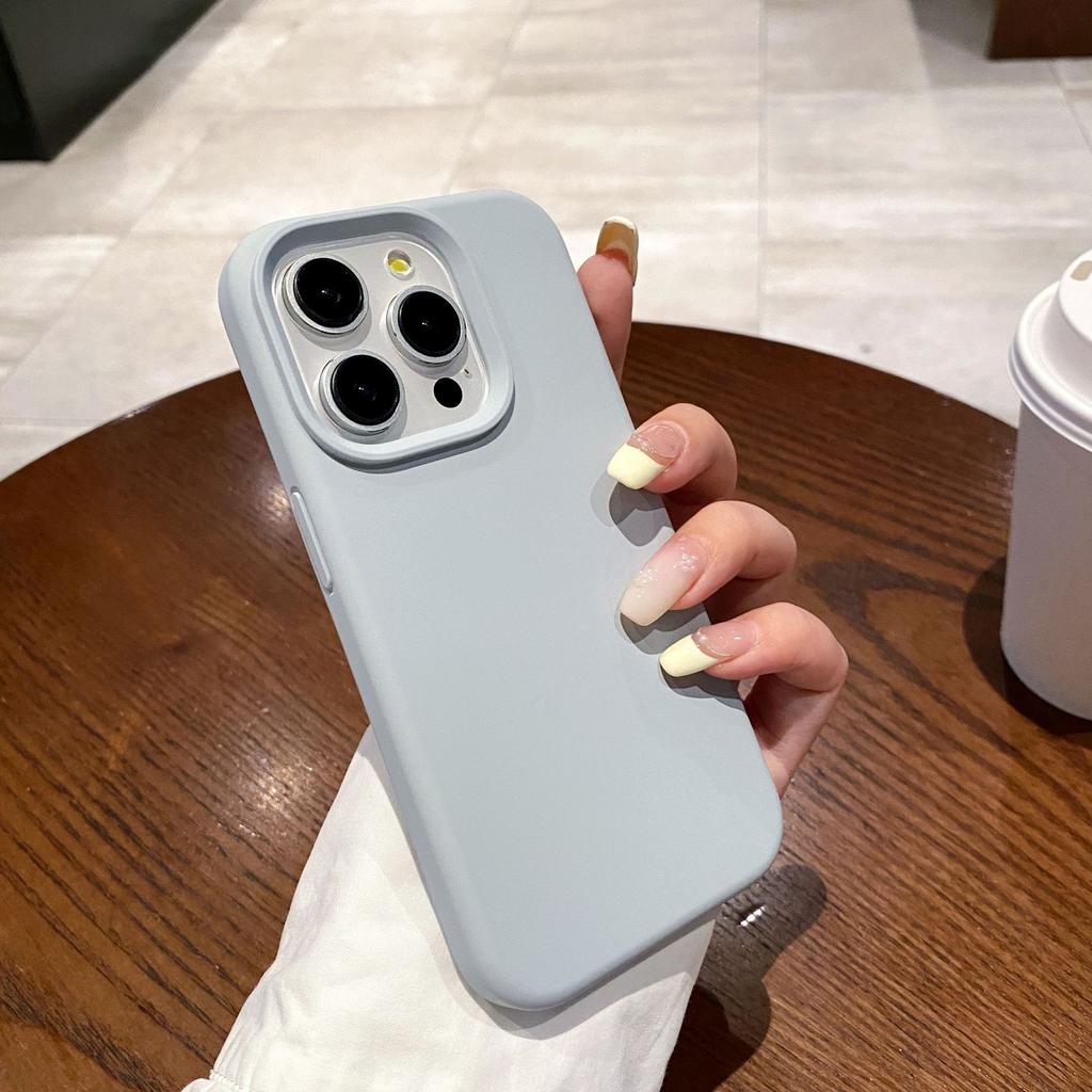 For Apple 16 Liquid Silicone Mobile Phone Case Soft Silicone for IPhone15 Promax Magnetic All-inclusive Thickened Anti-fall