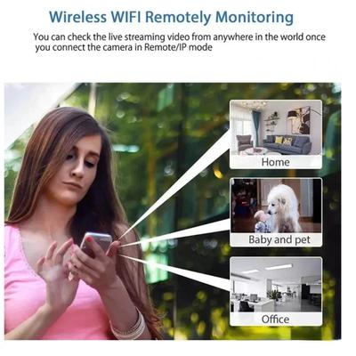 Мини-камера 1080P HD Беспроводная WiFi Видеоняня Внутренняя Безопасность Охрана Наблюдение Ночное Видение Видеокамера IP-камера Видеорегистратор