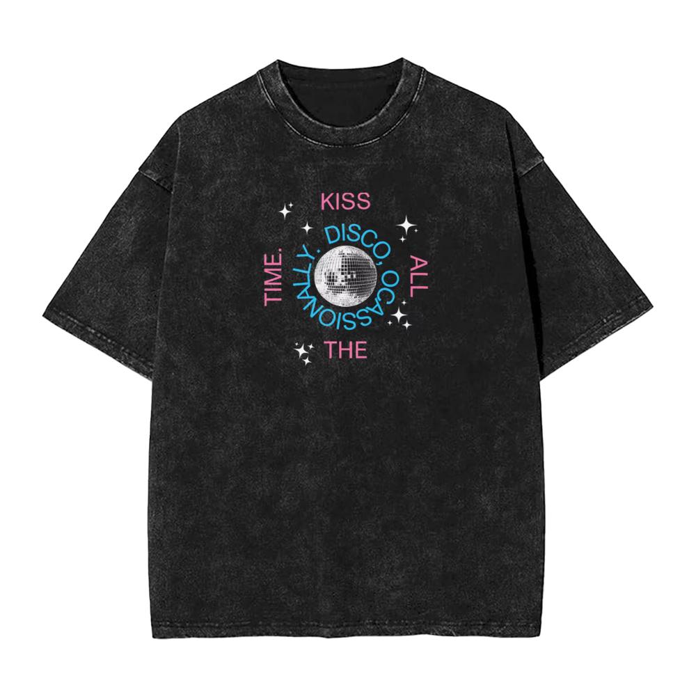 2026 Latest H-Harry S-Styles Fan Men Women T Shirt Washed Casual Tees Short Sleeve Crewneck T-Shirt Cotton Adult Clothes Summer