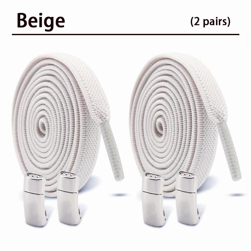 2 пары новых магнитных шнурков без завязок, эластичные шнурки, кроссовки, шнурки без завязывания, детские, взрослые, широкие шнурки, аксессуары для обуви