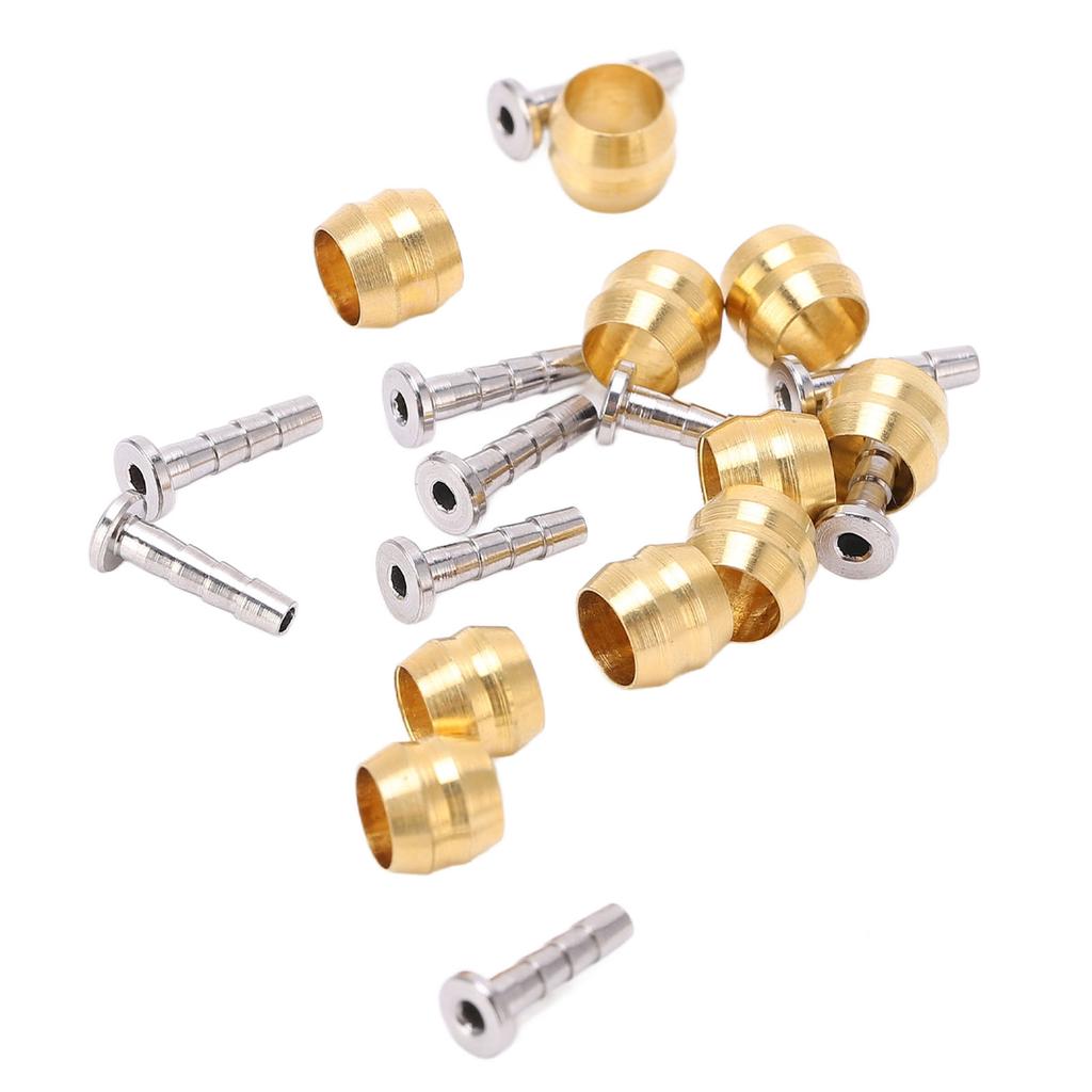 Набор из 10 пар велосипедных масляных игл с оливами, устойчивый к коррозии, масляная игла для велосипедной трубки