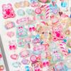 Yousheng Food Puffy Stickers 3D Ice Creams Desserts Stickers Fun Reward Stickers Cute Sushi Candies Puffy Stickers for DIY Crafts Scrapbooking