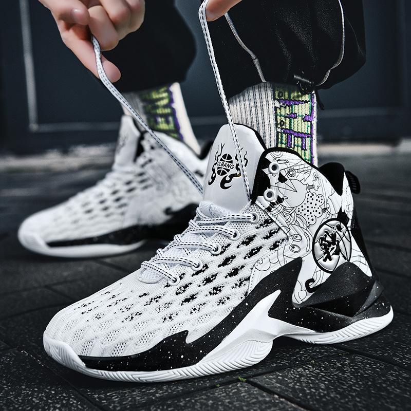 Мужские трендовые баскетбольные кроссовки на воздушной подушке с амортизацией и высококачественная спортивная обувь для бега