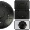 11 Notes 10 Inches Diameter Lotus Type Steel Tongue Drum Handpan Percussion Instrument with Bag Music Score Mallets