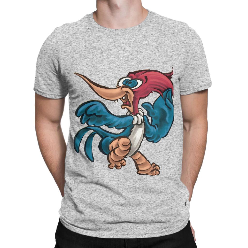 Woody Novelty 100 Cotton TShirt Woody Woodpecker Tops Tees For Unisex