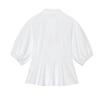 European and American style, new women's clothing, foreign style, fashionable bubble sleeves, nine-point short skirt shirt 6010255