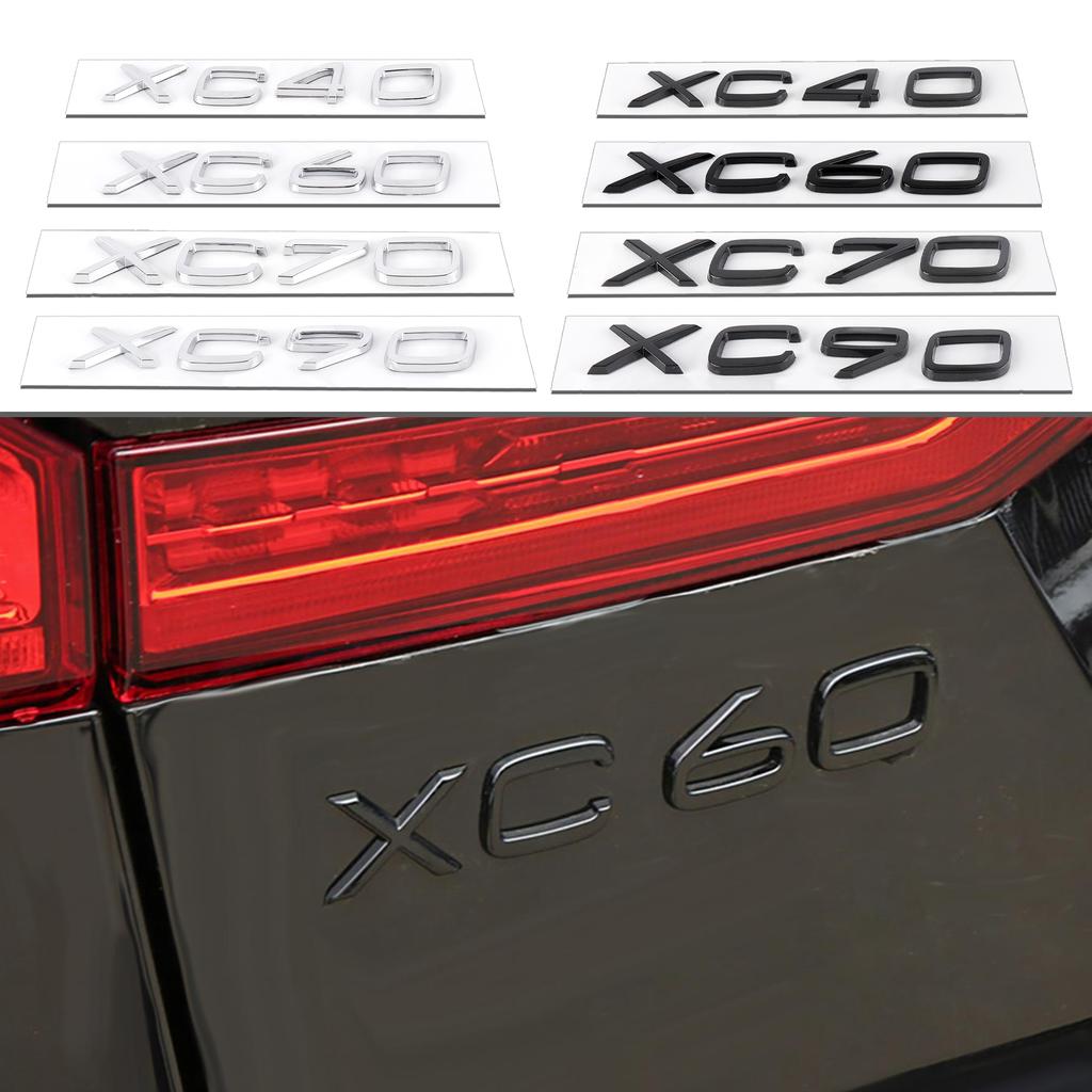 ABS Автомобиль Серия XC Логотип-эмблема Номер Наклейка Задний Багажник Аксессуары Для Volvo XC40 XC60 V70 S60 XC90 S80 V40 XC70 V50 AWD