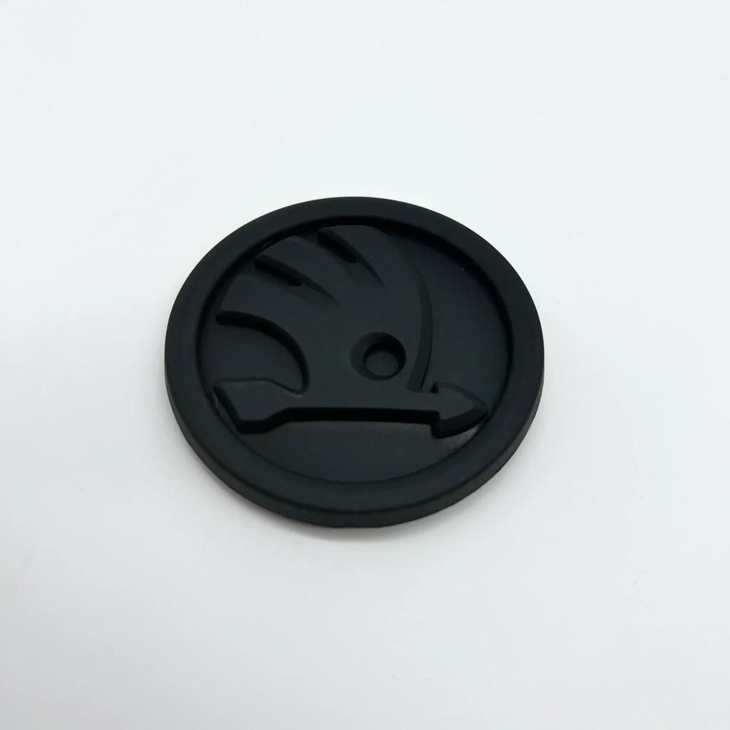 Skoda 2025 Горячий 80мм 90мм 100мм Логотип Значок Автомобиля Передняя Решетка Радиатора Автомобиля Задний Багажник Шильдик для Skoda Octavia Rapid Fabia A7 Superb KAMIQ V