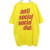 ANTI SOCIAL SOCIAL CLUB Made in USA Short sleeve T-shirt XXL Yellow Men's Used