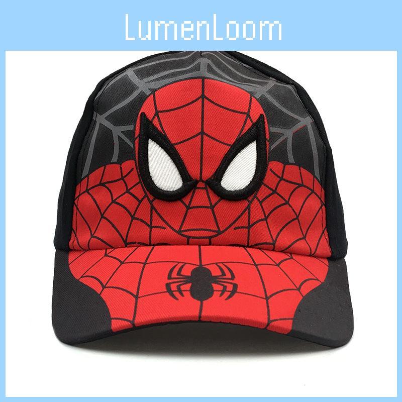 Spider Man Kids Cotton Baseball Cap With Embroidery Sun Hat For Outdoor Play And Sun Protection