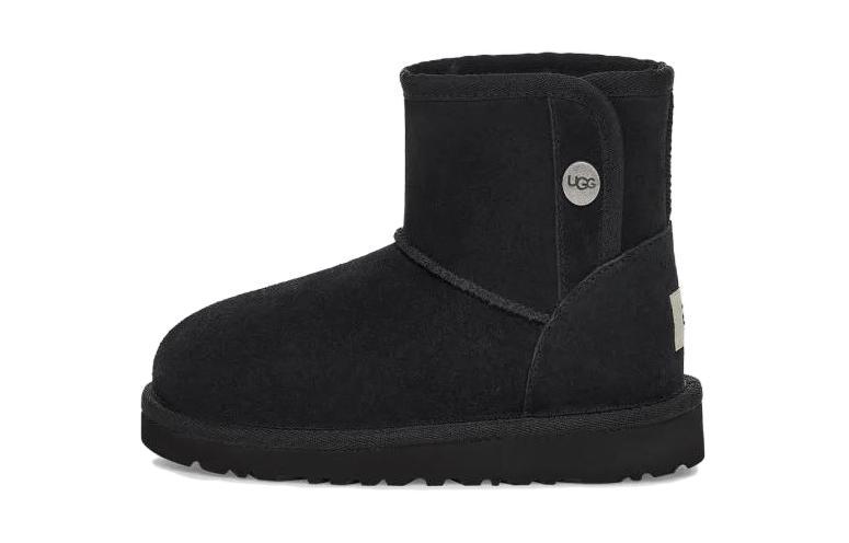 UGG Удобные детские ботинки с круглым носком Черные Детские 1118890T-BLK