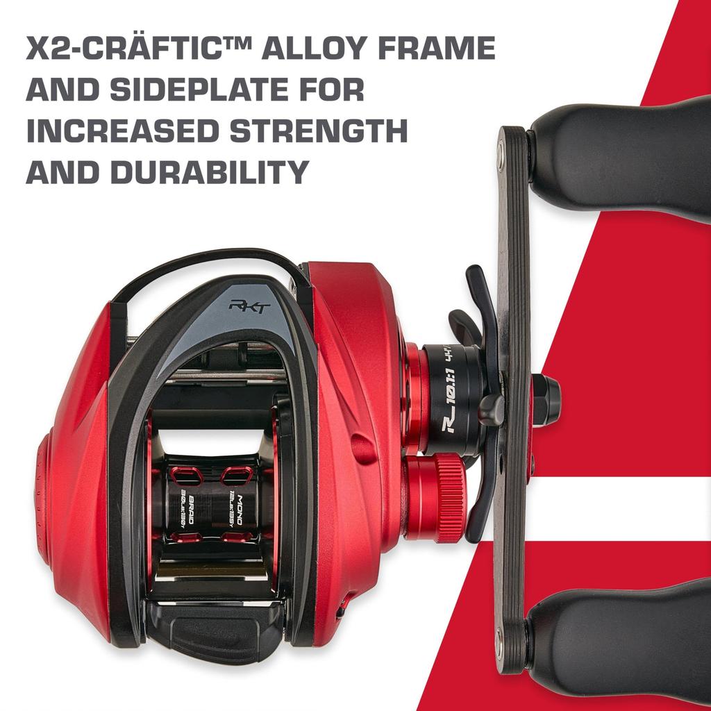 АбуГарсия (Абу Гарсия) REVO5 ROCKET для правшей, совместим с ванной/солью, высокая передача