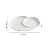 Creative Cloud Shape Ceramic Spiral Dinner Plate Dessert Plate Snack Plate Restaurant Molecular Cuisine Specialty Tableware