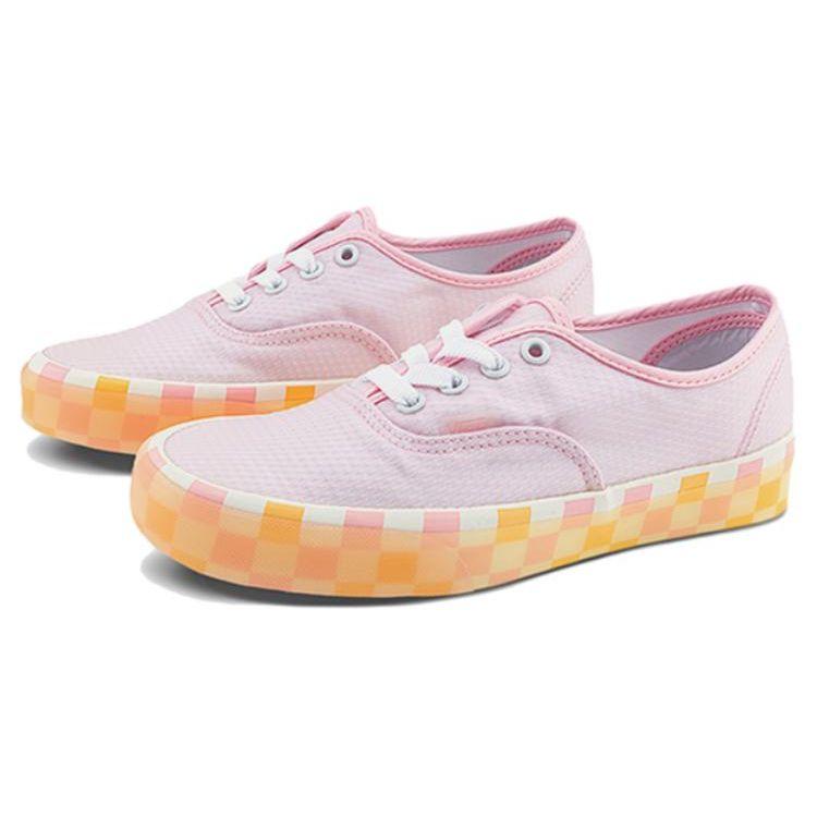 Vans Authentic Chengdu City Food Series Sakura Ice Powder Durable Low-Top Skate Shoes Unisex Sneaker Pink VN000EE30V7