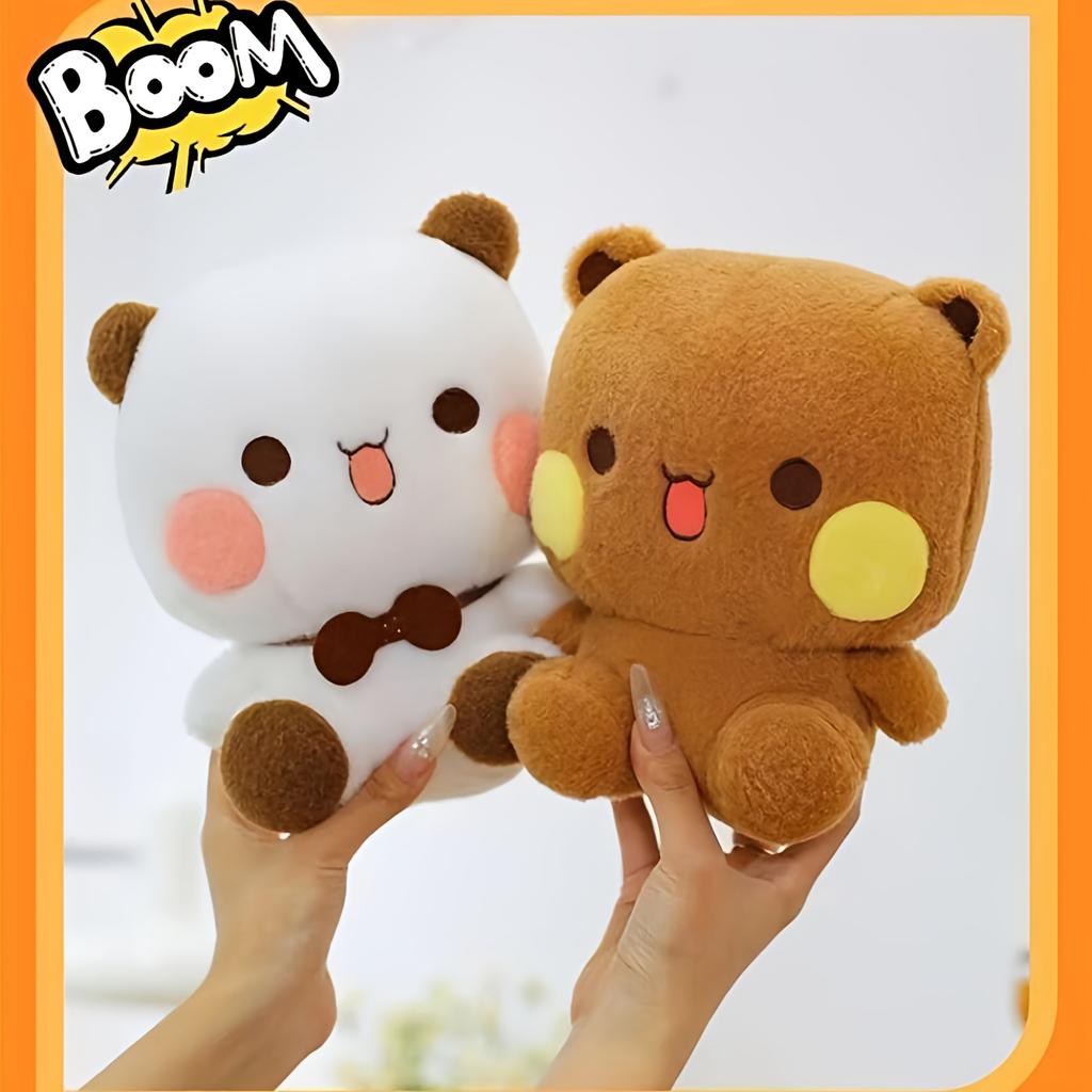 Милые Плюшевые Игрушки Бубу Дуду Иер Медведь Панда Набивные Куклы Кавайные Плюшевые Животные Мягкая Игрушка Спящие Куклы Украшения для Дома Кровати Машины