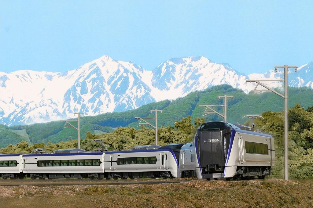 KATO N Gauge E353 Series Basic Set Azusa/Kaiji 4-car 10-1834