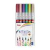 Pentel Art Brush Colored Brush Pen XGFL6ST 6 Color Set