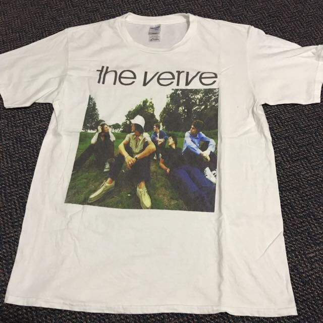 РАСПРОДАЖА Футболка The Verve Band, хлопковая футболка, рок-музыка, подарок для фаната Унисекс футболка