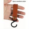 5 шт. крючков для кемпинга на открытом воздухе, S-образные кожаные крючки для подвешивания, треугольные крючки для хранения, полки, брелки, портативные вешалки для кемпинга