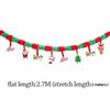 Creative 3 Meters Santa Claus Banner Cartoon Santa Claus Christmas Tree Garland Cute Happy New Year Christmas Decor