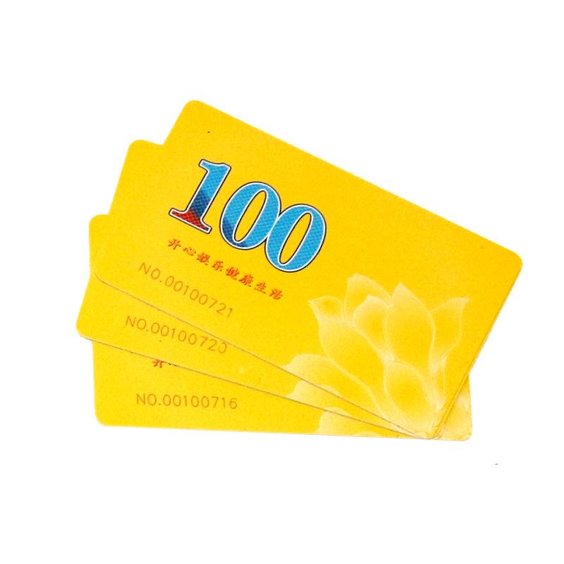 Чип-монета-карта: Водонепроницаемый ПВХ фишка-ваучер для казино и маджонга