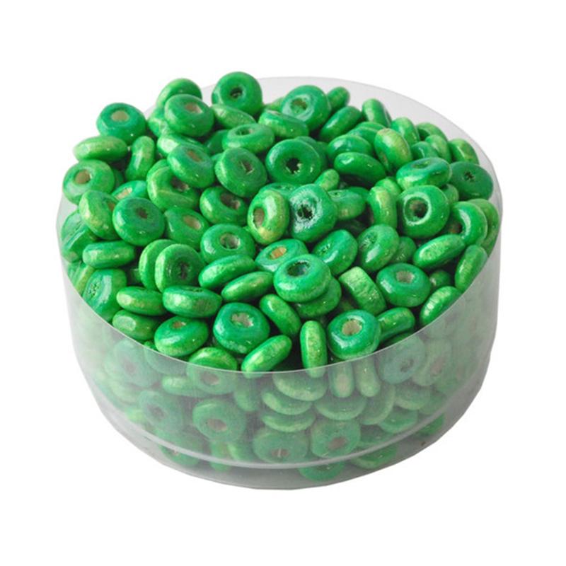 Креативные деревянные конфетные цвета 100 шт. 3*6 мм аксессуары счеты свободные бусины-разделители ожерелье браслет для самостоятельного изготовления ювелирных изделий ручной работы