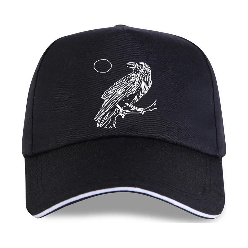 Новый дизайн, винтажная готическая бейсболка с вороной и птицей, новинка с натуральными буквами, новинка для взрослых, мужская, 2023