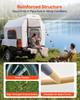 Inflatable Pickup Truck Tent, 2.2 x 1.65m 3-Season Truck Bed Tent with Ventilated Mesh Windows, PU2000mm Waterproof Pickup Camping Tents for Outdoor