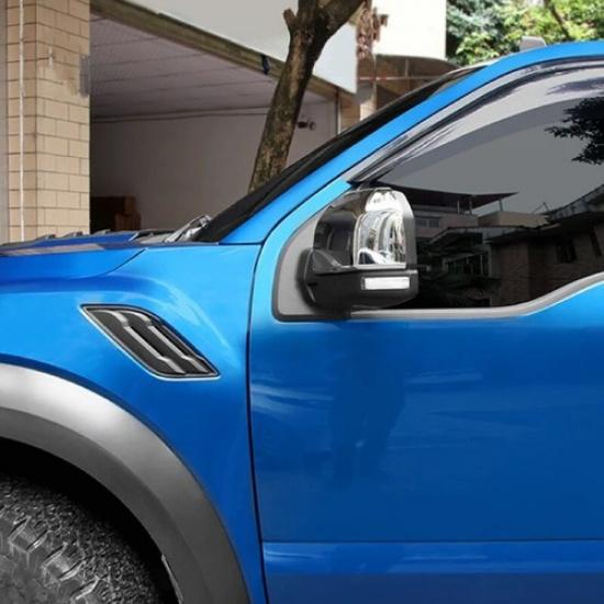 Для Ford F150 F-150 2015-2020 Верхние Хромированные Пара Запасные Крышки Зеркал