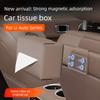 Для Li Auto I6 I8 L6 L7 L8 L9 Livis Автомобильная коробка для салфеток Прочная магнитная кожаная коробка для салфеток Креативная съемная коробка для хранения