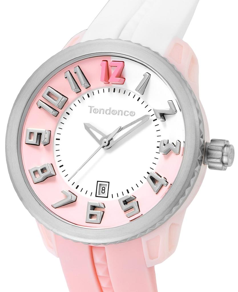 Часы CRAZY Medium Pink Dial Stainless Steel Mineral Glass Quartz 42MM Watch TY930111 White [Tendence] Женские [Товар]