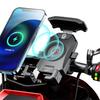 Motorcycle 360° Rotation Phone Holder QC 3.0 USB Quick Charger Wireless Charger