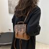 Женский рюкзак S Контрастный цвет Маленький квадратный Городской стиль Для повседневного использования