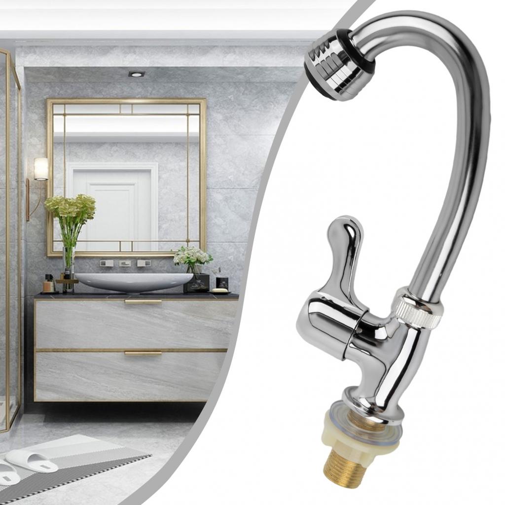 Смеситель для кухни, кран для мойки, вращение на 360°, пластик, сталь