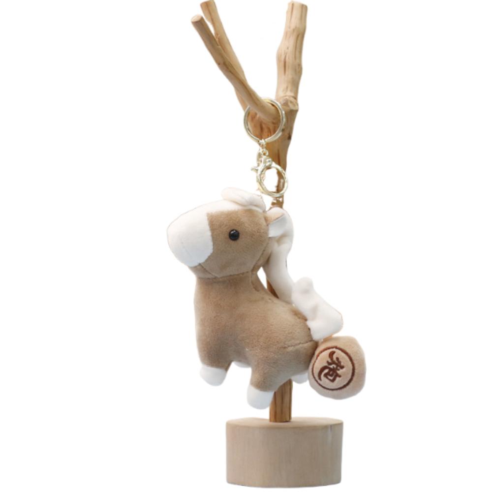 Cute Pullable Plush Horse Pendant Mascot Dolls Plush Horse Doll Pendant  Car Decoration