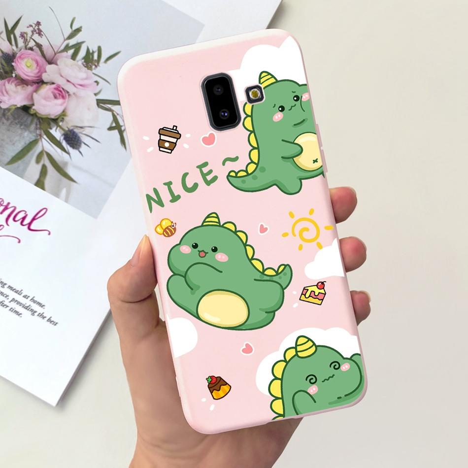 Чехол для Samsung Galaxy J6 Plus 2018 Samsung J6 (2018) J6+ J 6 J6Plus J610F J600G Милый Конфетный Цвет Мягкий Силиконовый Задний Чехол для Телефона