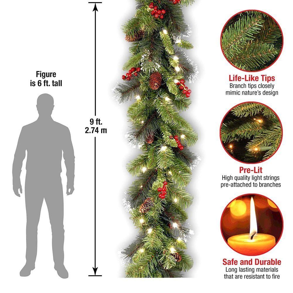 1,8 м Рождественская ротанговая гирлянда Рождественская искусственная елка Ротанговый баннер Подвесное украшение DIY Венок Ротанговое украшение